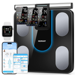 Insmart 8-Electrode Digital Bathroom Scale With BMI Body Fat Muscle Mass