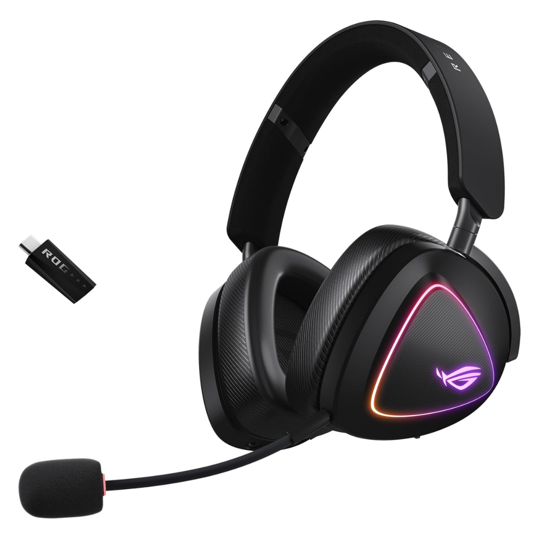 ASUS ROG Delta II Wireless Gaming Headset With Detachable Mic (2 Colors)