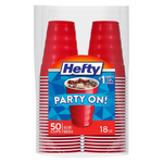 50-Pack 18-oz Hefty Party On Plastic Cups