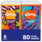 8-Pack 10-Count Kleenex Ultra On-The-Go Tissue Pocket Packs