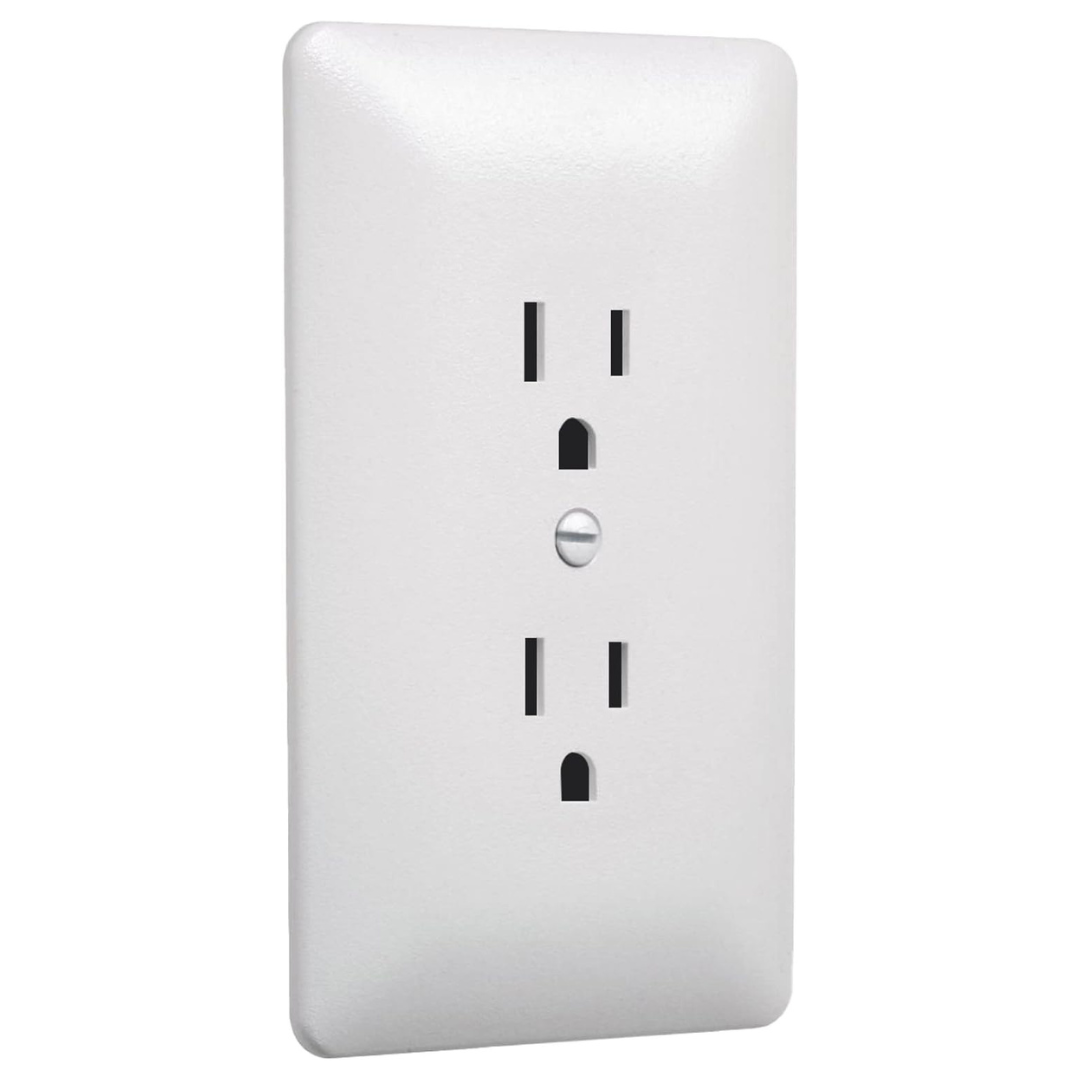 TayMac MW2000W Masque 2000 Series 1-Gang Duplex Wall Plate Cover