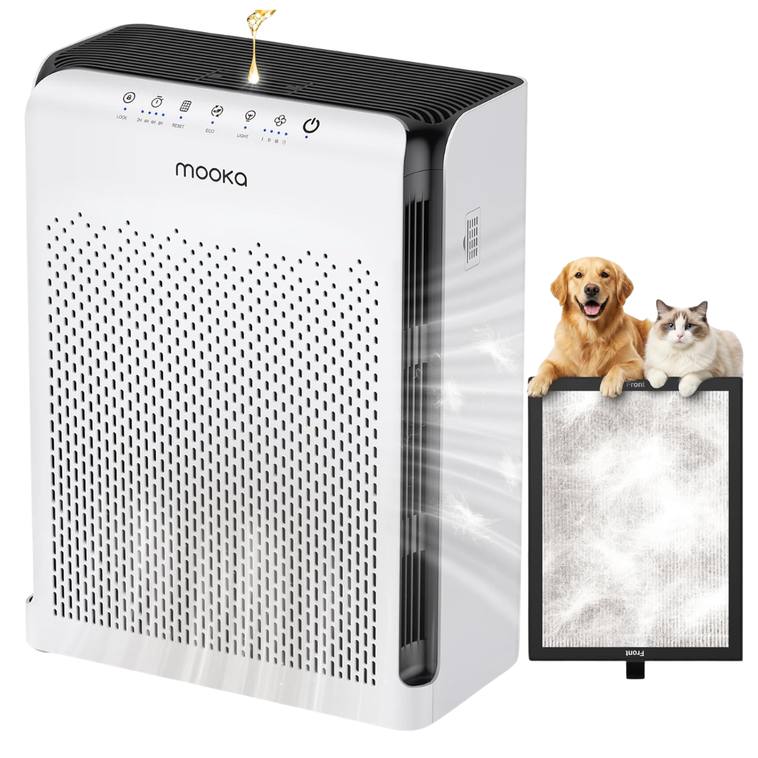 MOOKA HEPA Air Purifier For Up To 2200 Sq Ft Rooms