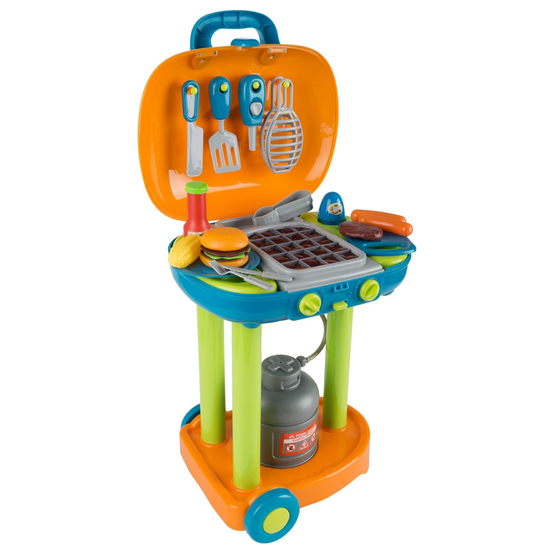 Hey Play Toy Bbq Kitchen Set (Multicolor)