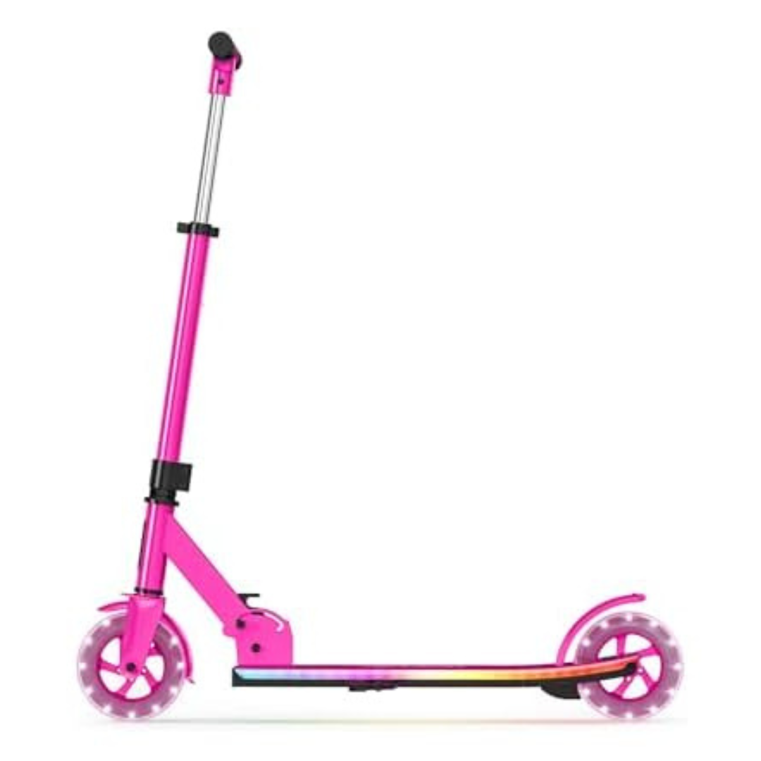 Jetson Jupiter Kids 2-Wheel Light-Up Kick Scooter With Rear Breaks (Pink Or Blue)