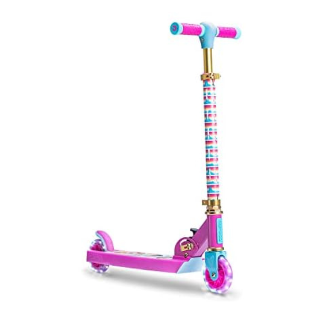 Jetson Disney Princess Foldable Kick Scooter With Light Up Wheels
