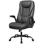 Inbox Zero Loriece Ergonomic Executive Chair with Flip-up Armrests