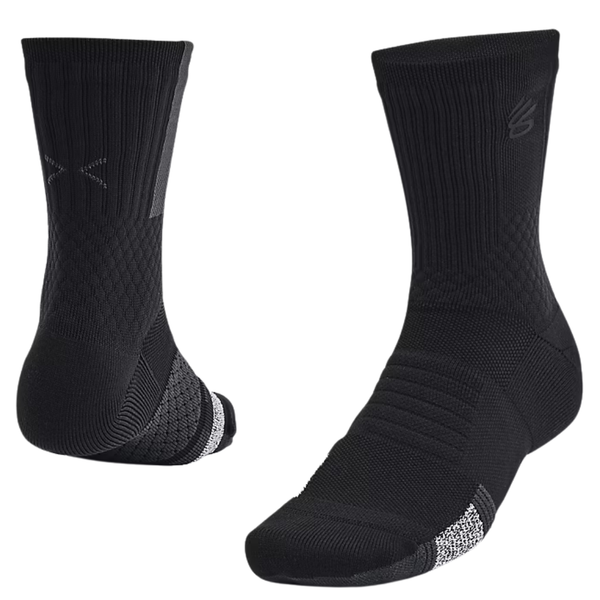 Under Armour Curry ArmourDry Playmaker Unisex Mid-Crew Socks