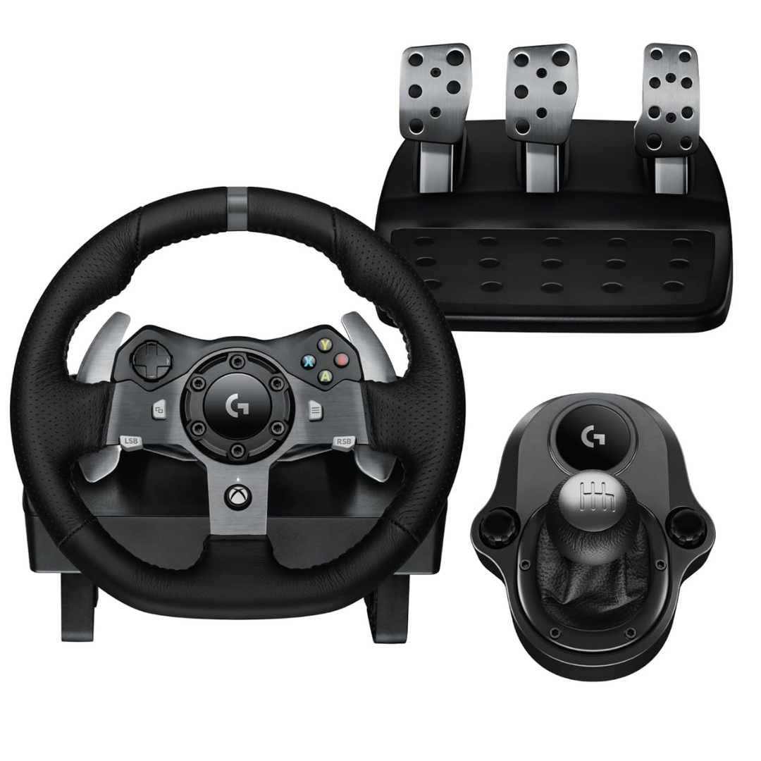 Logitech Driving Force Racing Wheel & Floor Pedals for Xbox/PC/Mac or PS5/PS4/PC