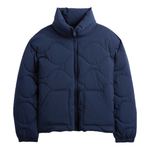 Gap Factory Women's Relaxed Quilted Nylon Jacket (Tapestry Navy)
