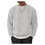 UOUA Men's Long Sleeve Crewneck Sweatshirt