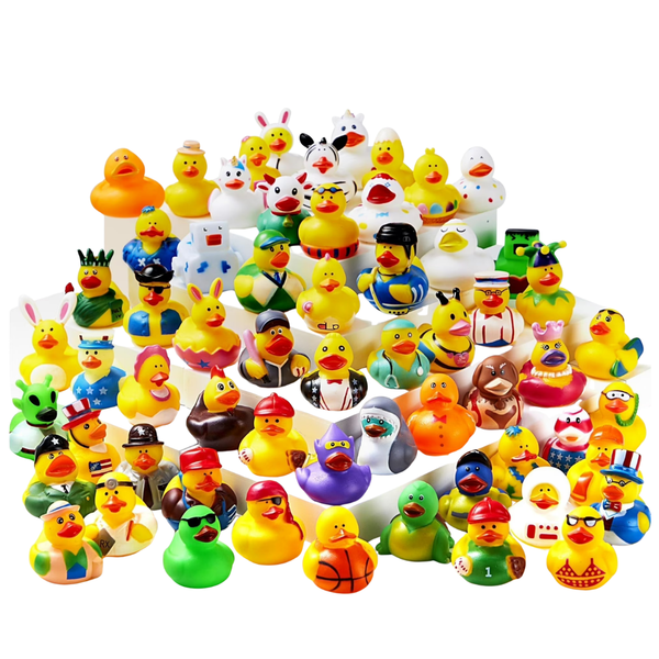 30-Piece Joyfy Random Assortment Mini Rubber Duckie Toys