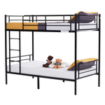 Zimtown Twin Over Twin Steel Bunk Beds With /Ladder