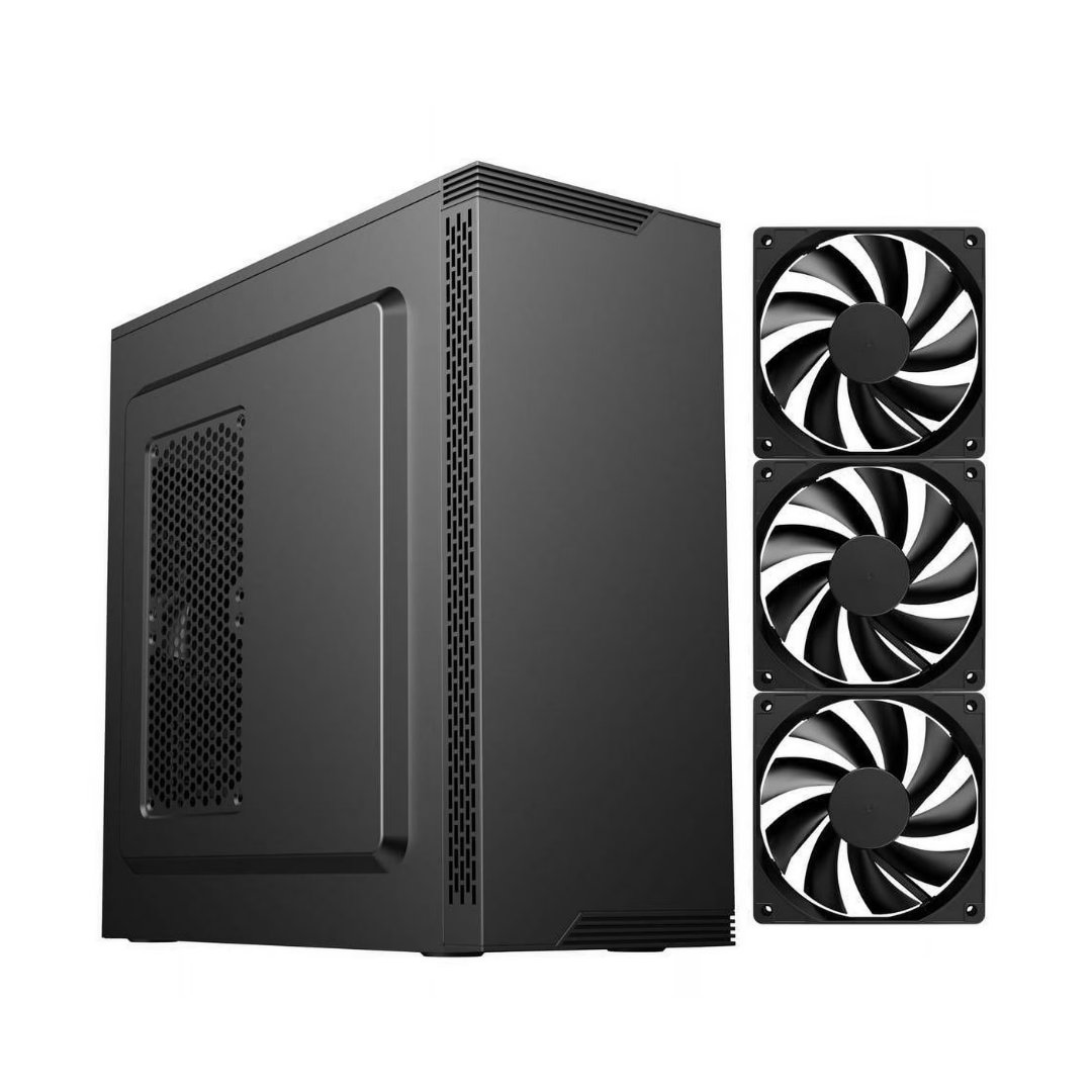 DIYPC DIY-S05-BK Black USB3.0 Steel ATX Mid Tower Computer Case
