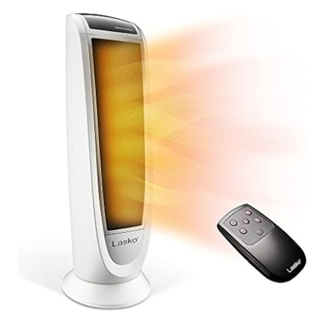 Lasko 5165 Oscillating 1500W Digital Ceramic Tower Heater