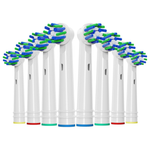 8 Pack Electric Toothbrush Heads With Medium Bristles (Various)