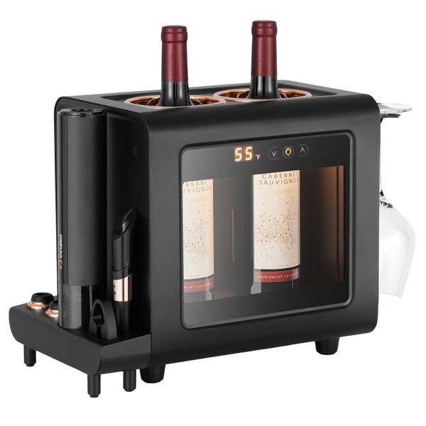 3-in-1 Mini Wine Refrigerator With Electric Opener