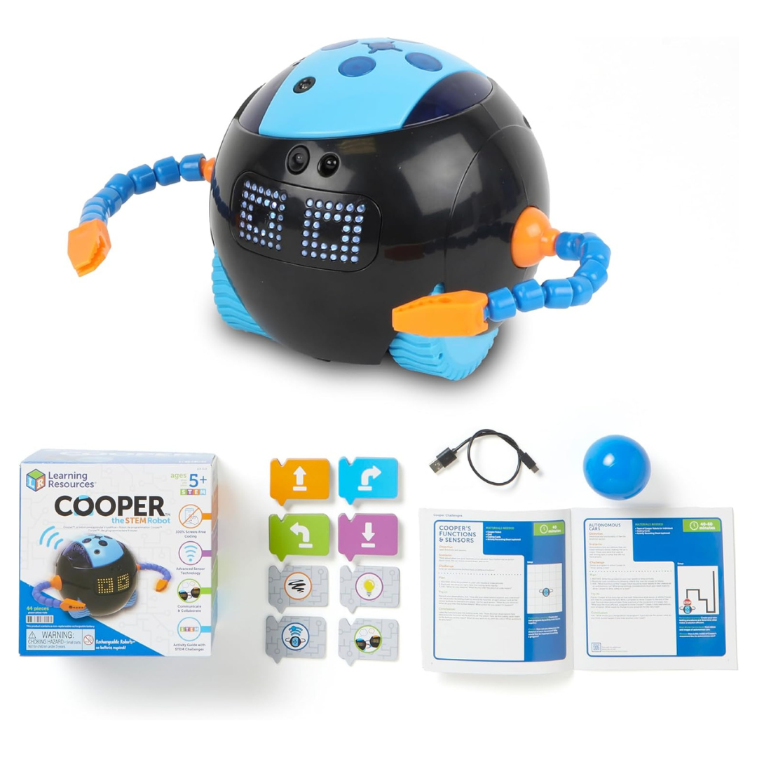 Learning Resources Cooper The STEM Robot Coding Building Toys