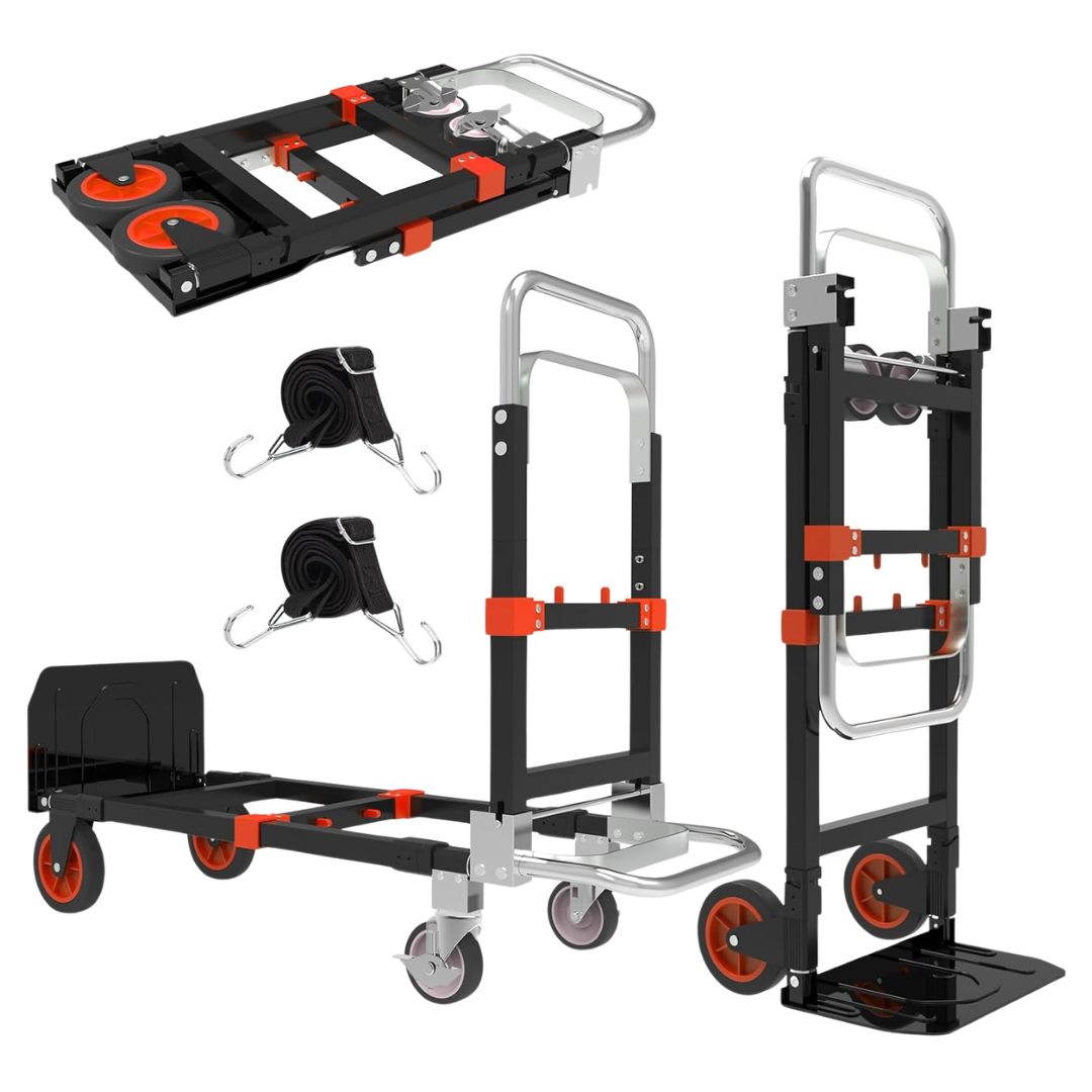 Doerpuz 3-in-1 Convertible Folding Hand Truck
