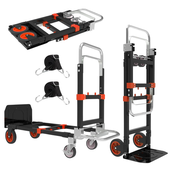 Doerpuz 3-in-1 Convertible Folding Hand Truck