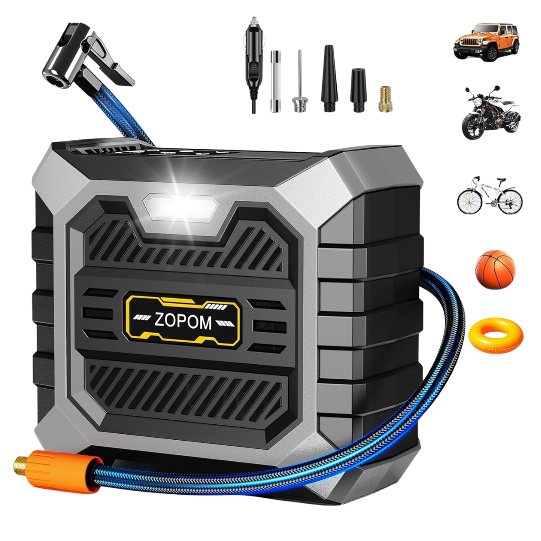 ZOPOM 12V Air Tire Inflator Air Compressor