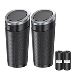 2-Pack Leakproof Vehicle Garbage Bin