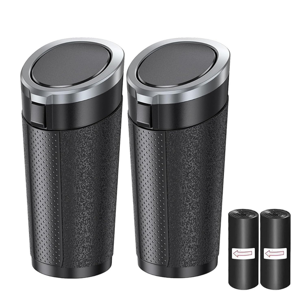 2-Pack Leakproof Vehicle Garbage Bin