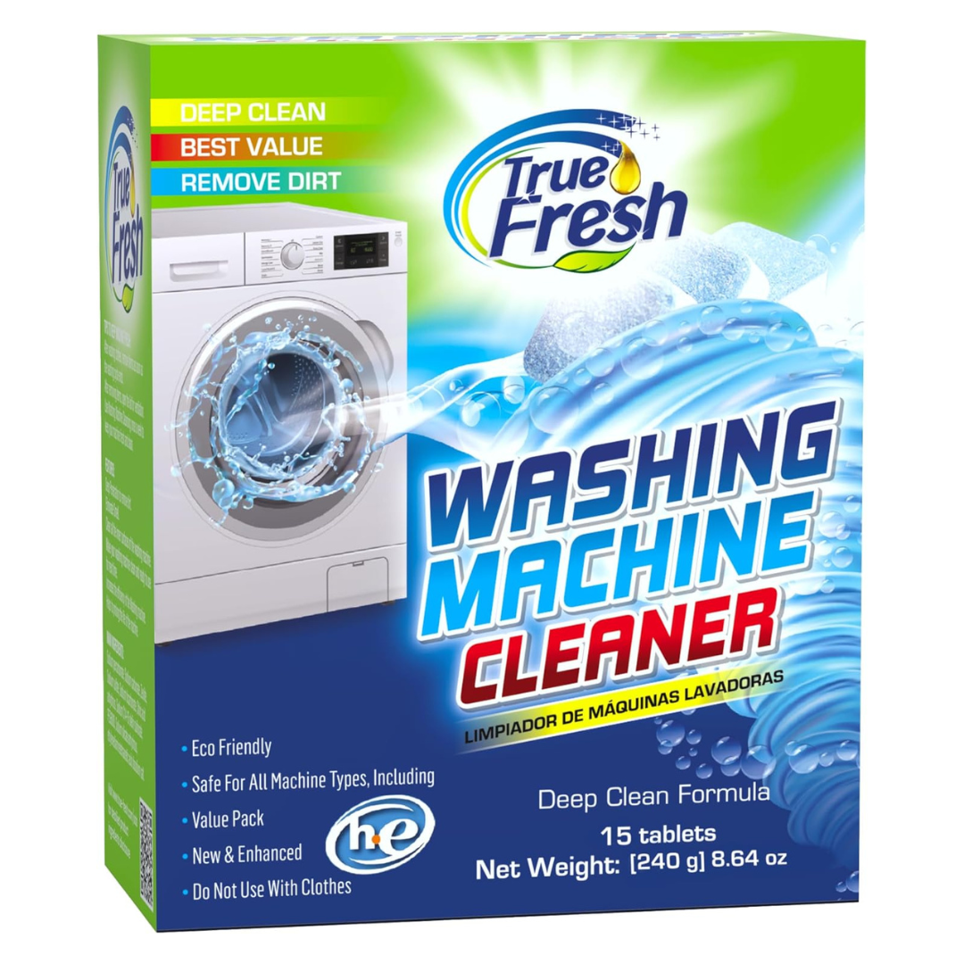 15-Count True Fresh Washing Machine Cleaner Descaler Tablets