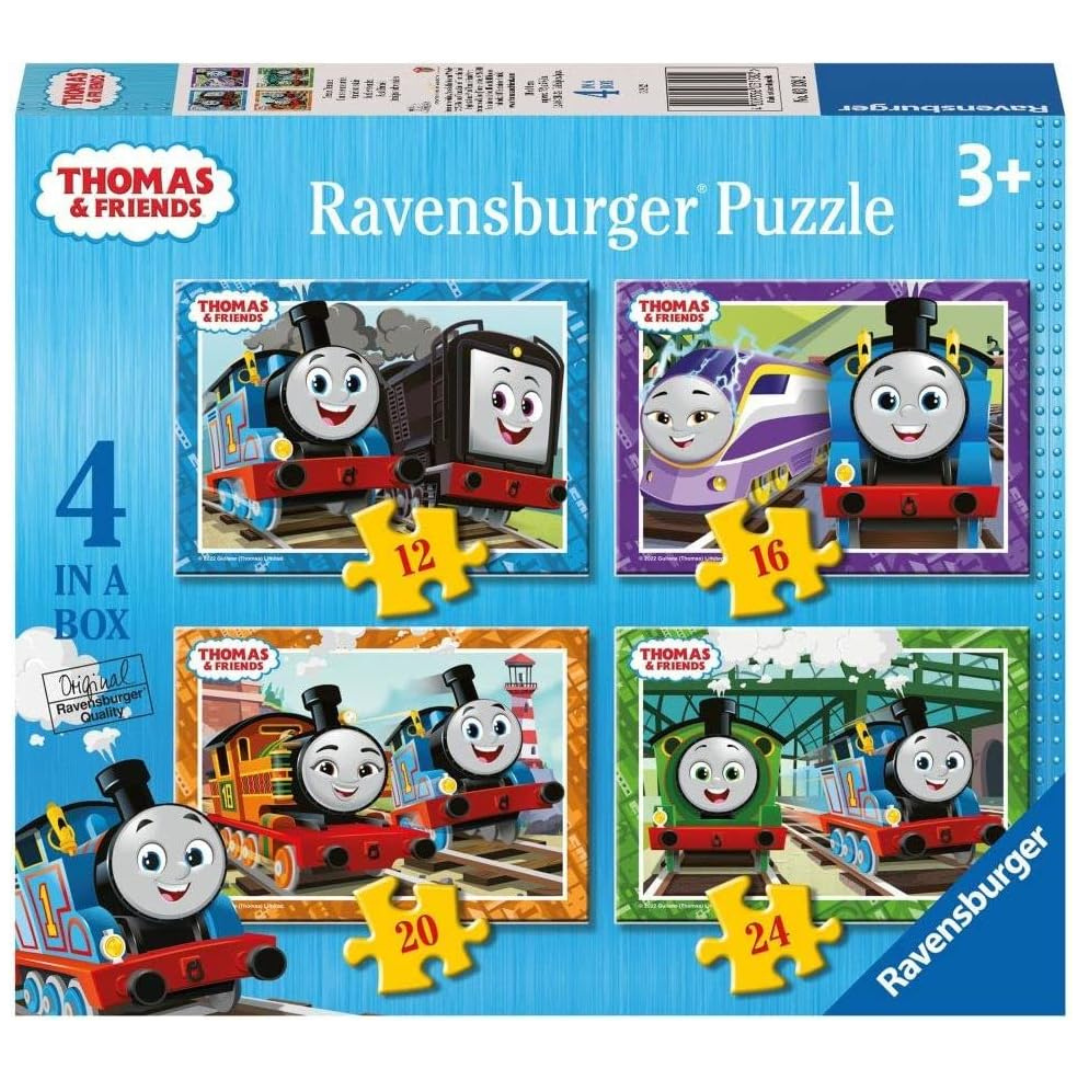 Ravensburger 4-in-1 Thomas & Friends Kids Jigsaw Puzzle Set