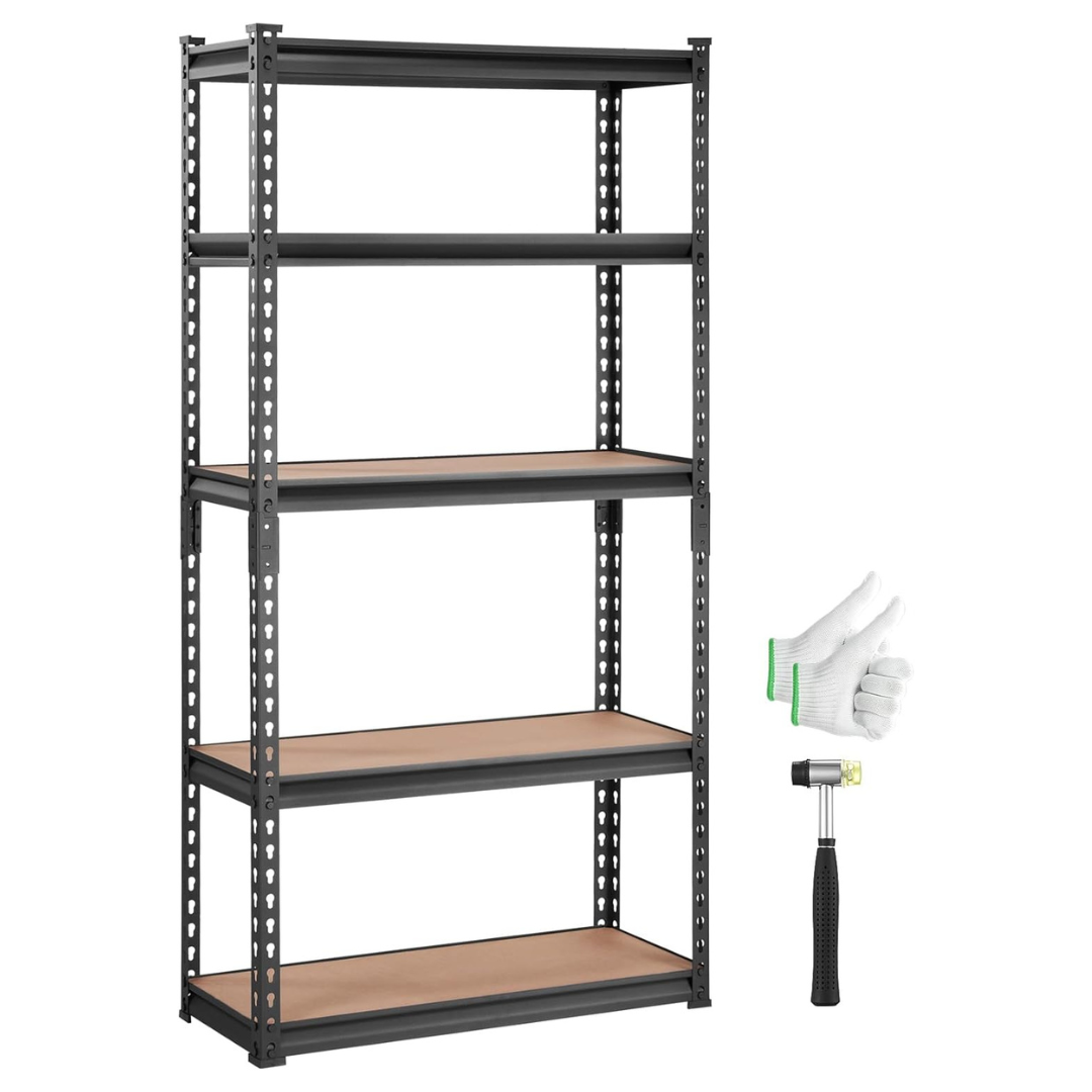 Vevor 5-Tier Adjustable 2000 lbs Capacity Storage Shelving Unit