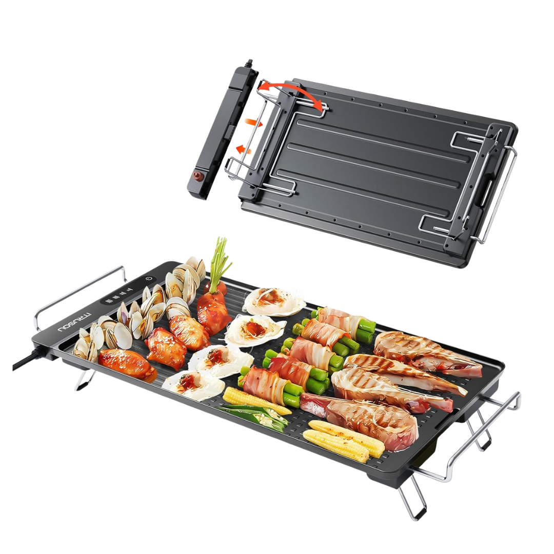 18"x10" ITRUSOU Electric Griddle With Removable Touch Panel