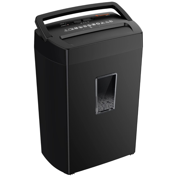 Bonsaii 12-Sheet 5.5 Gal Heavy Duty Cross Cut Paper Shredder