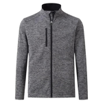 Men's Winter Jacket Full Zip Textured Insulated Casual Jacket W/ 5 Pockets