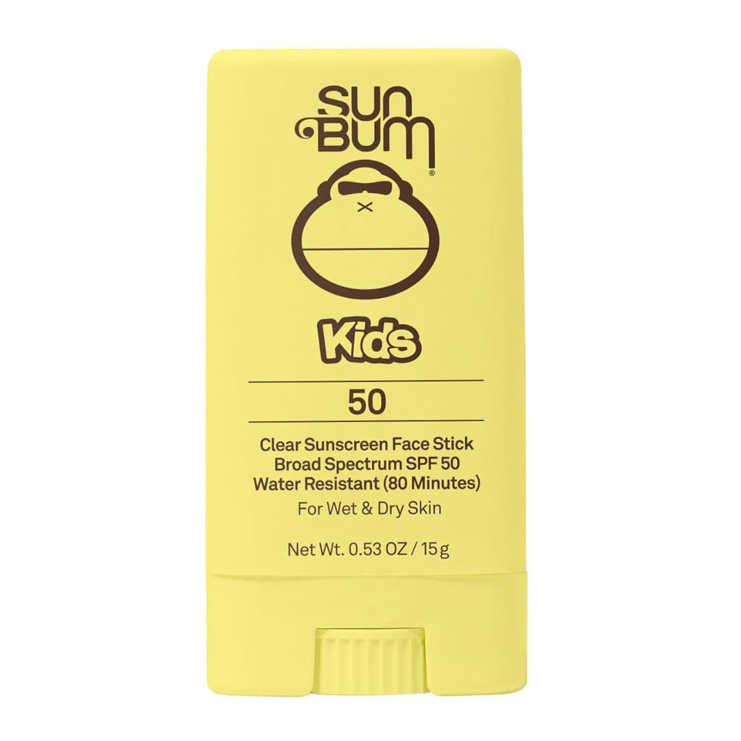 Sun Bum 0.53 oz Kids SPF 50 Clear Sunscreen Face Stick