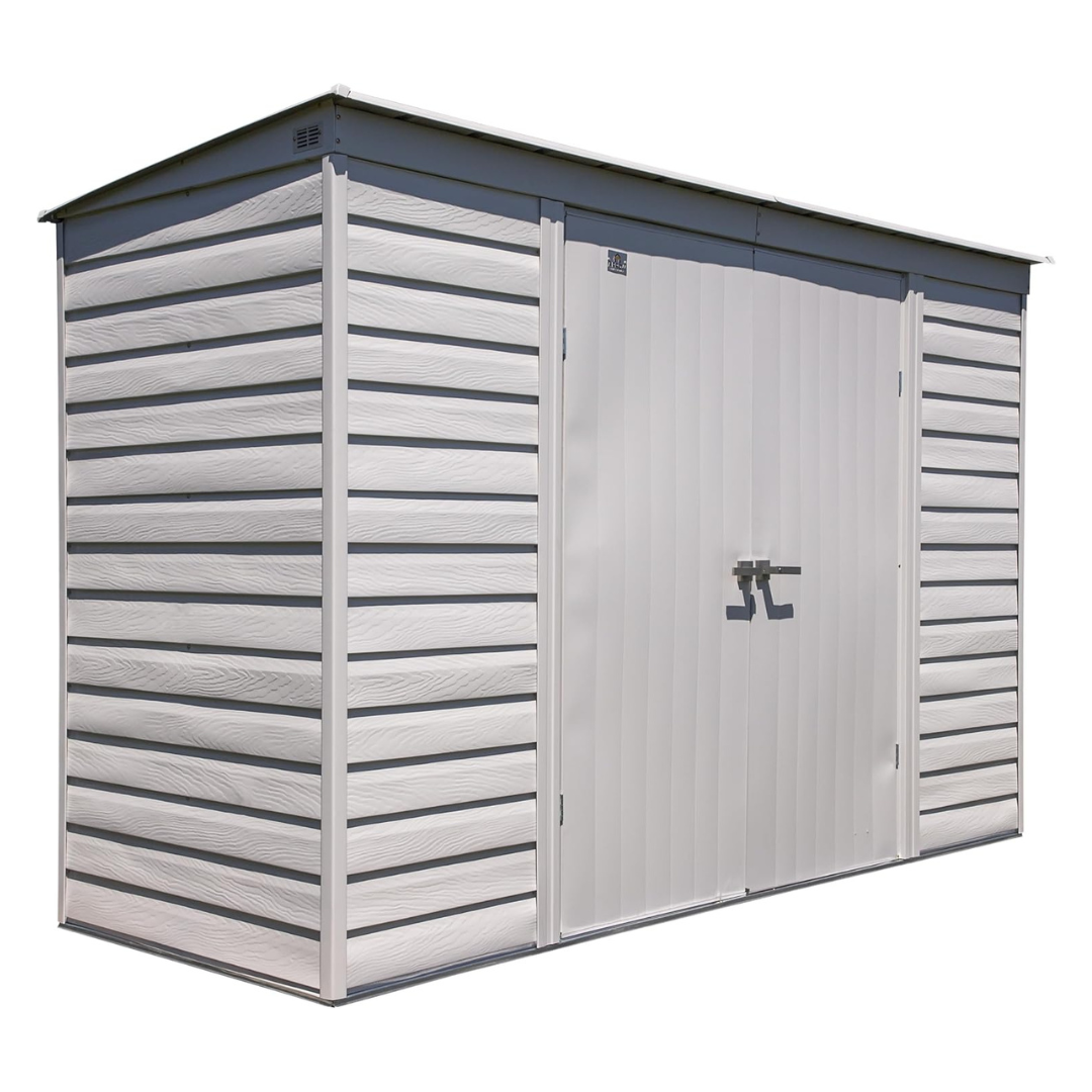 10 Ft X 4 Ft Arrow Select Lockable Outdoor Steel Storage Shed
