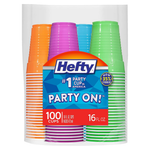 100-Count 16-Oz Hefty Party On Disposable Plastic Cups