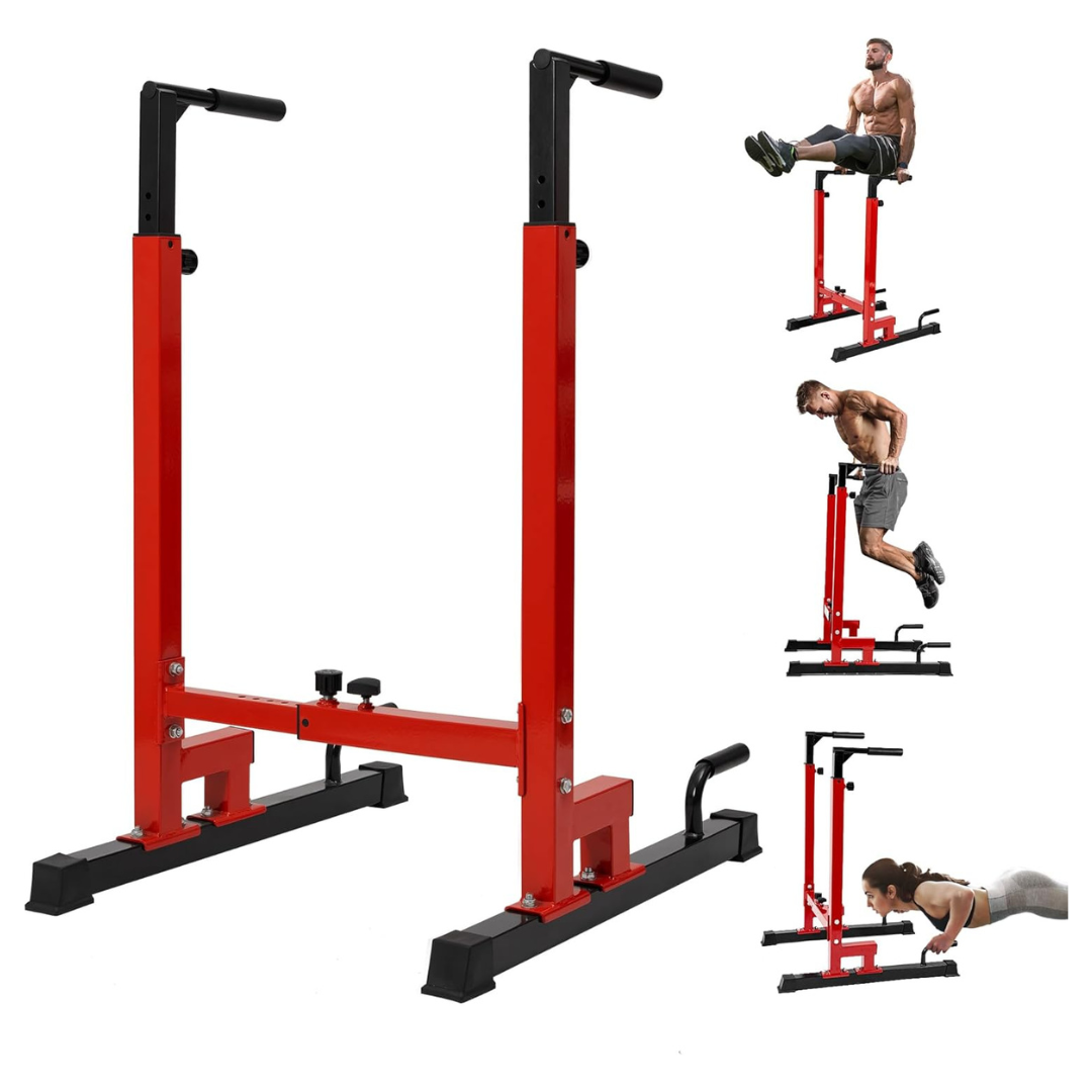 Yes4All 80 Levels Adjustable Dip Bars Station Machine