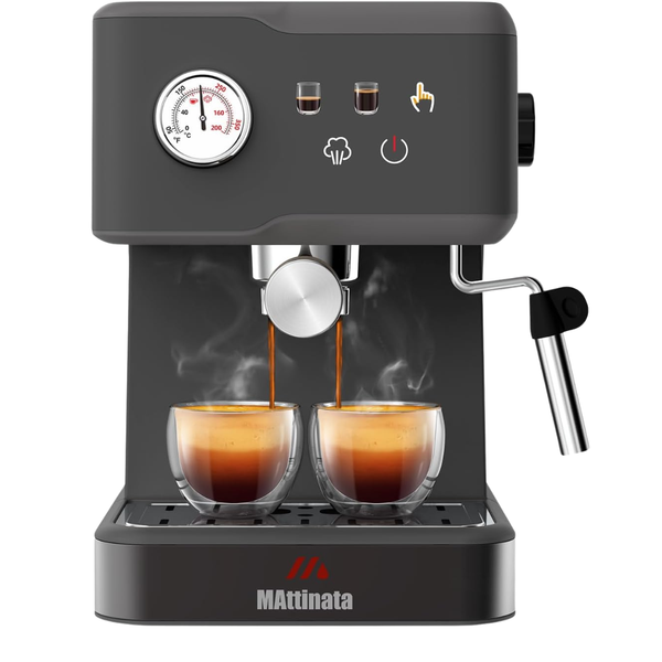 Mattinata 20-Bar Stainless Steel Espresso Machine