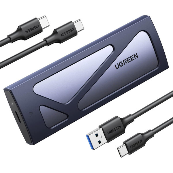 SSD Tool-Free USB C External NVMe SSD Enclosure
