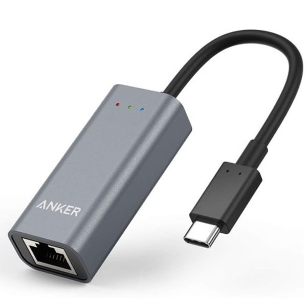 Anker Portable 1-Gigabit Network USB C to Ethernet Adapter
