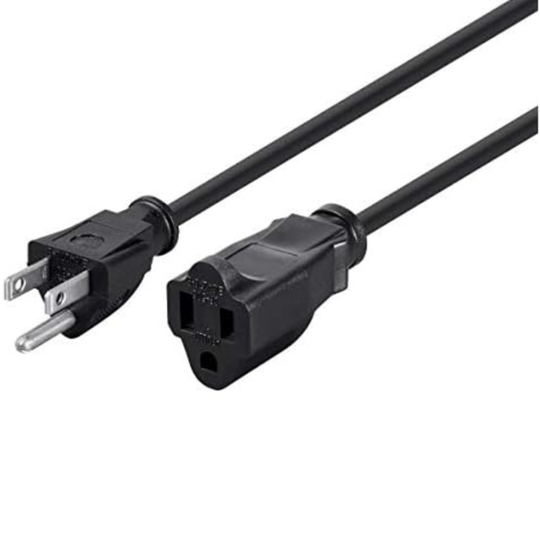6ft Monoprice 16AWG Power Extension Cord Cable