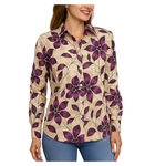 Women's Casual Silky Printed Wrinkle-Resistant Trendy Top