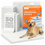 50-Count 28" X 34" Super Absorbent Disposable Puppy Pads