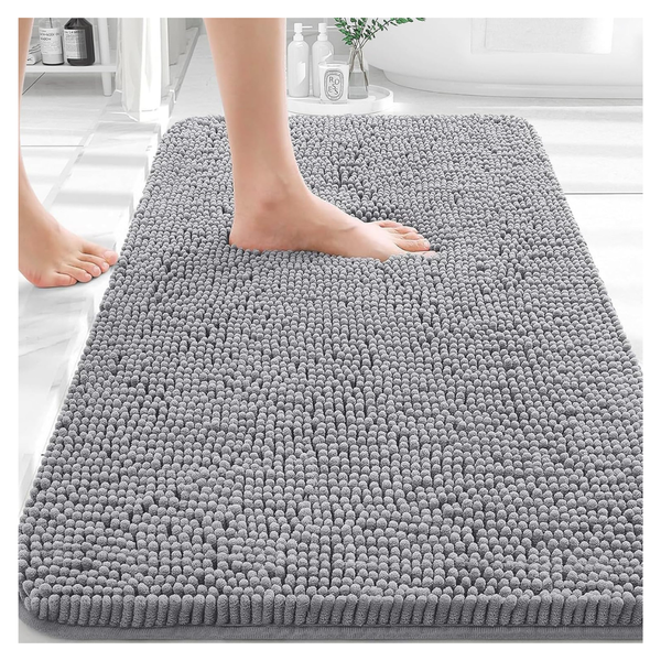 30" X 20" Extra Soft Absorbent Chenille Bath Rugs