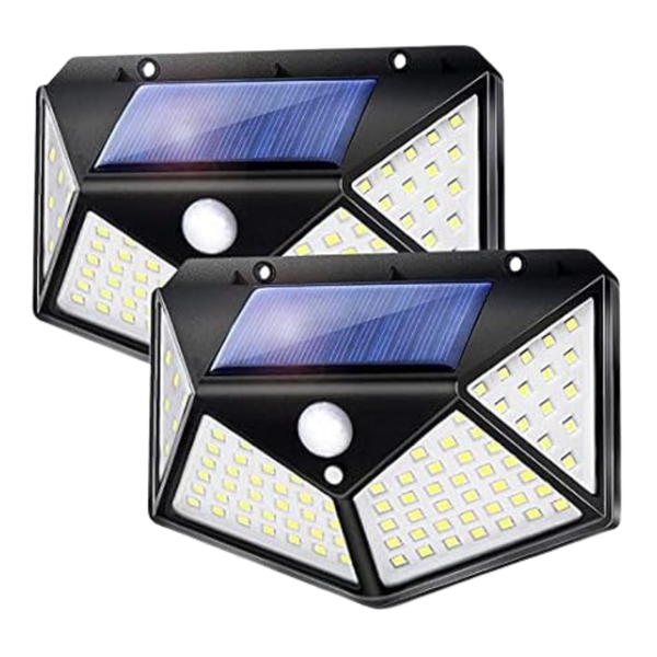 2-Pack XYon 100 LED Outdoor Motion Sensor Solar Lights