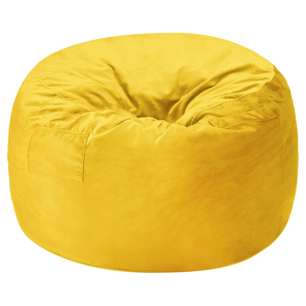 Homguava Large Beanbag Chair With Dutch Velvet Cover