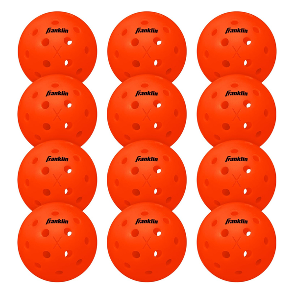 12-Pack Franklin Sports Outdoor USA Approved X-40 Pickleballs
