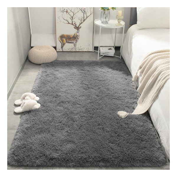 4'x6' Modern Shaggy Plush Fuzzy Fluffy Carpet