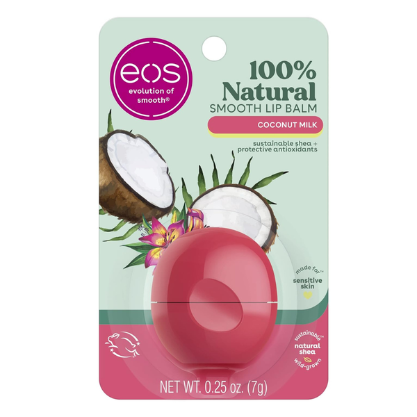 0.25-Oz Eos 100% Natural Lip Balm (Coconut Milk)