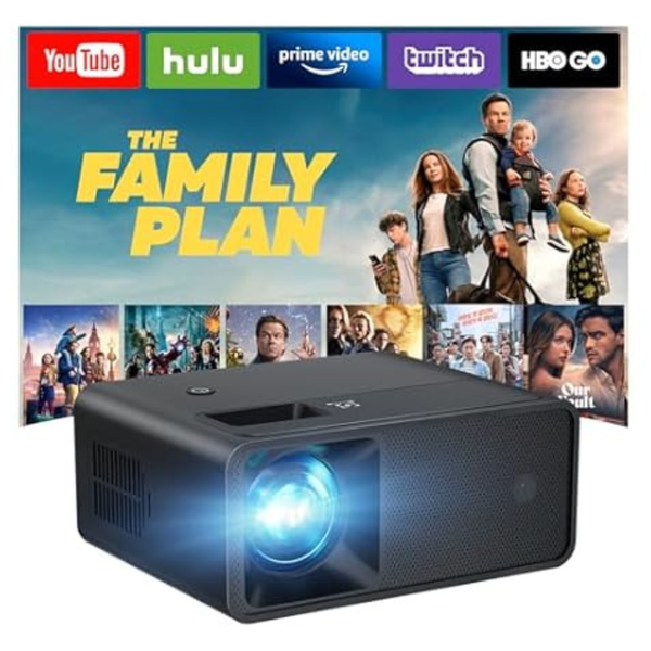 CiBest Upgraded Full HD 1080P Support Portable Mini Projector