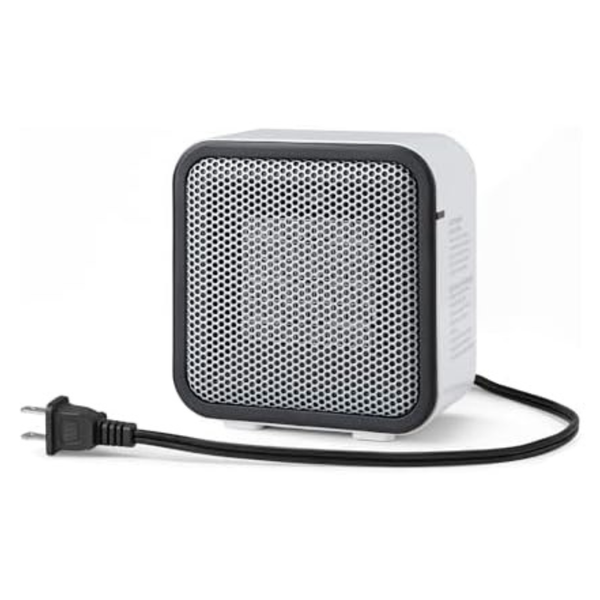 Amazon Basics 500-Watt Ceramic Space Personal Mini Heater (3 Colors)